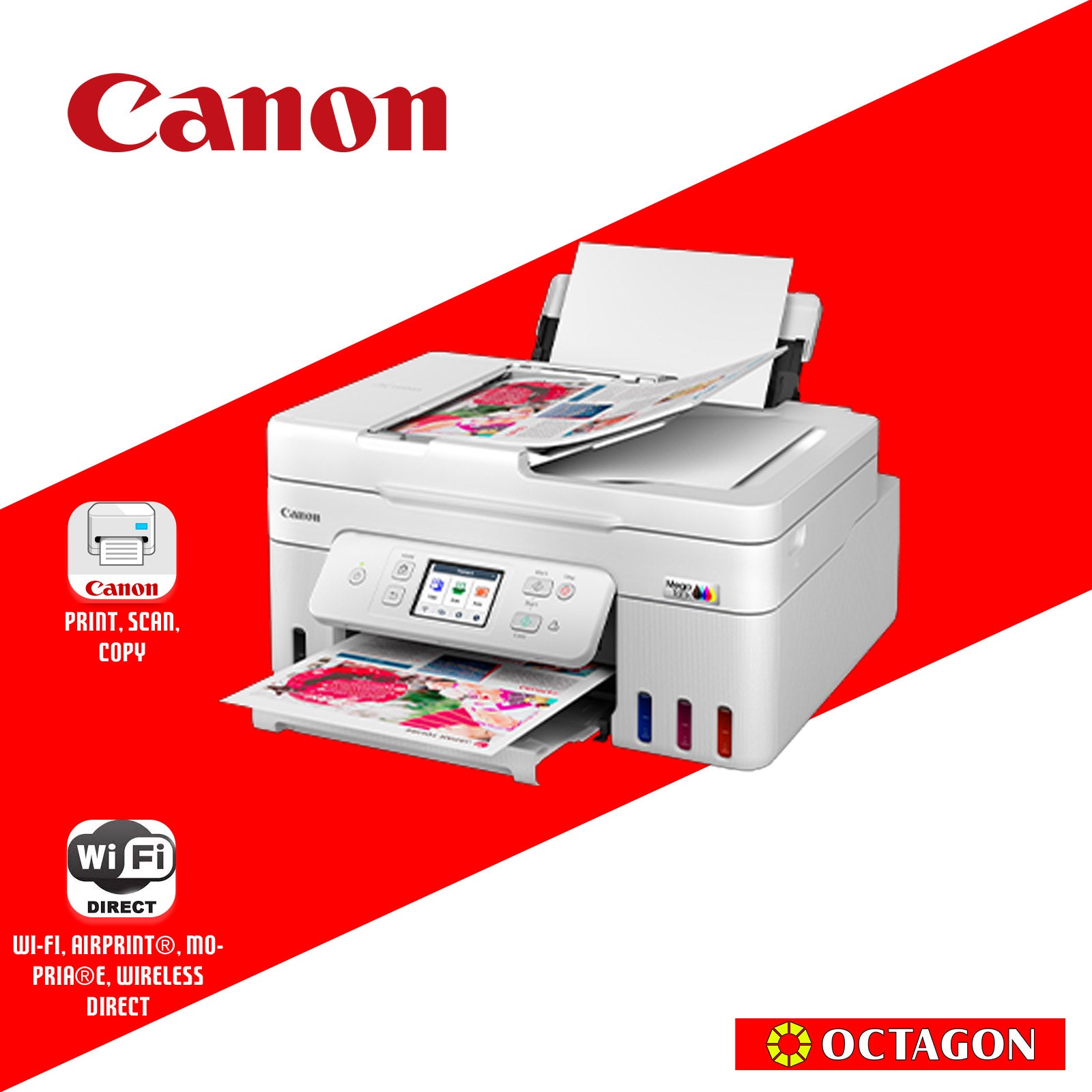 CANON PIXMA G4780 INK TANK PRINTER (GI-71 SERIES) AIO WIRELESS ADF