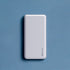 VERBATIM 66548 GRID PATTERN POWER BANK DUAL 10000 MAH INPUT/OUTPUT (TYPE-C AND MICRO USB POWER INPUT) WHITE
