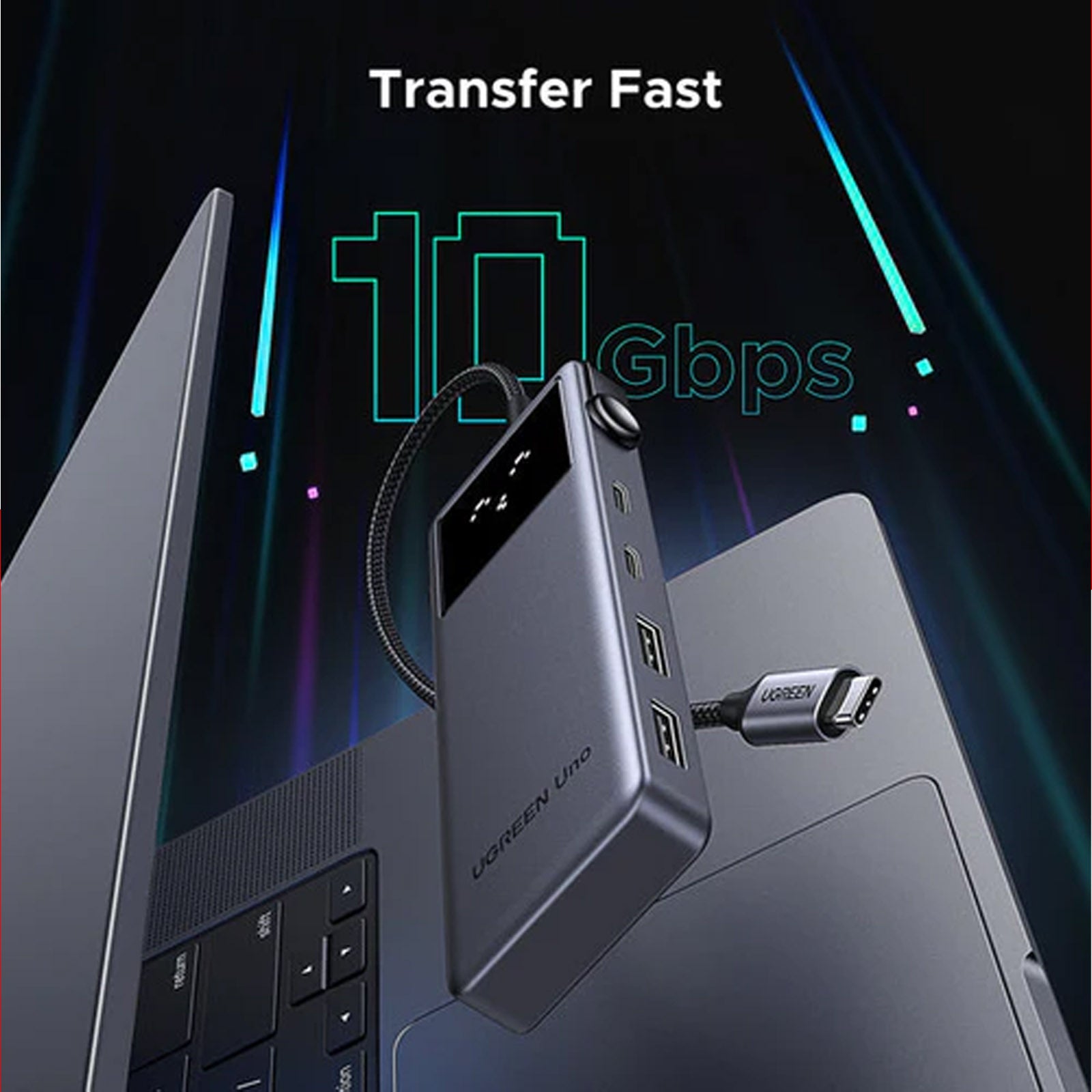 UGREEN CM888/35998 6-IN-1 USB-C HUB TO HDMI + 2XUSB-A + 2XUSB-C + PD