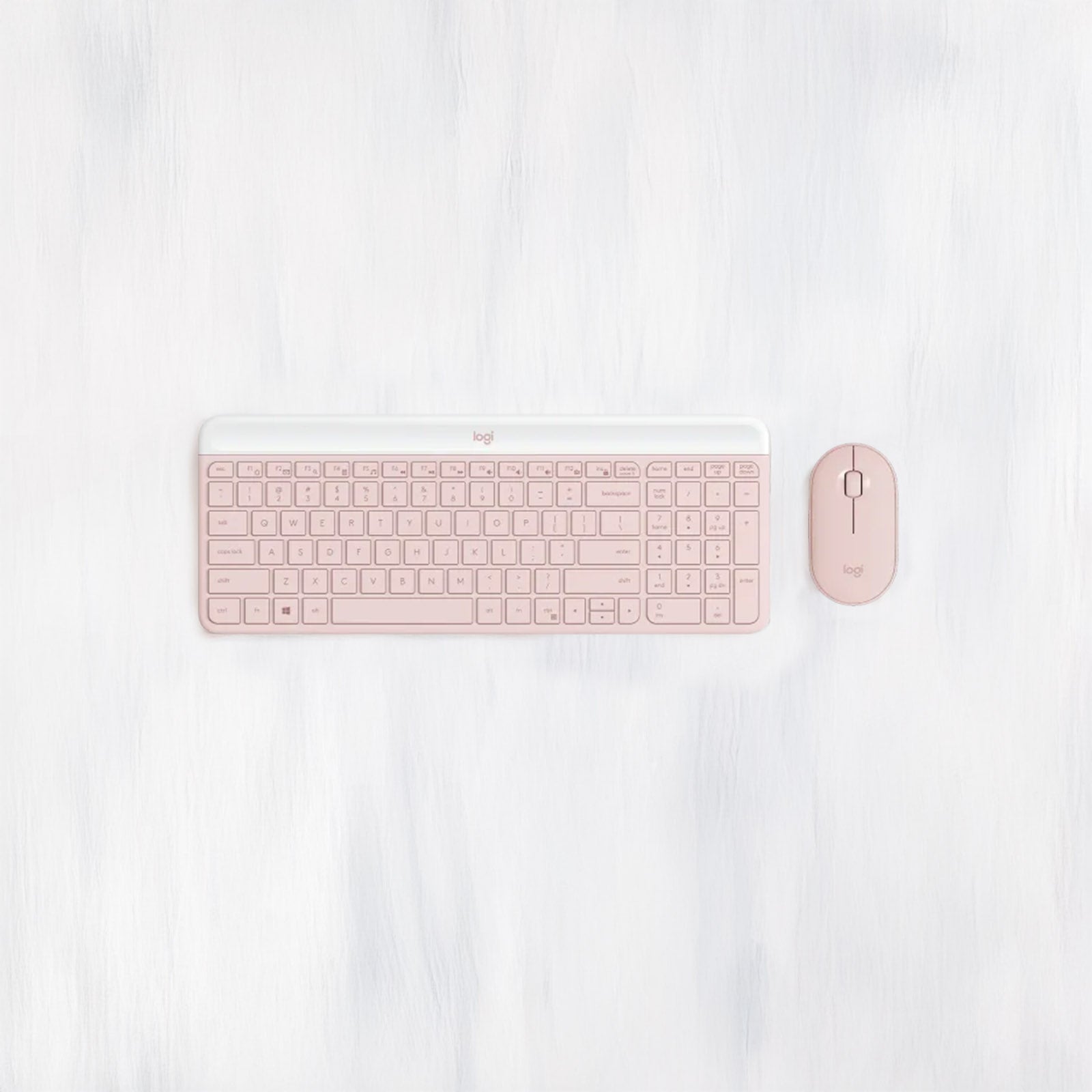 LOGITECH MK470 ROSE COMBO WIRELESS KB