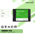 WD SSD 480GB AND 1TB GREEN SATA 3 GEN 3