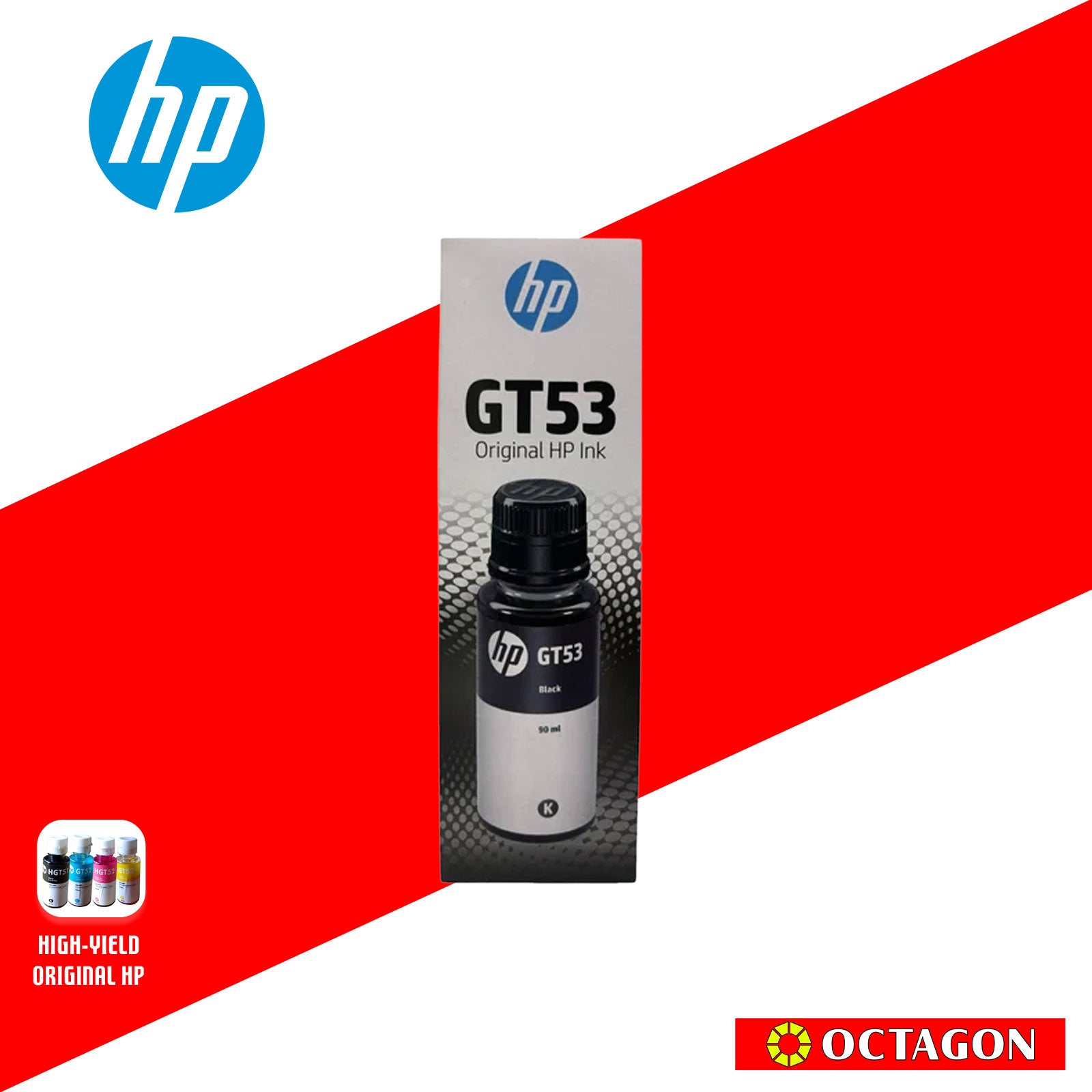 HP IVV22AA GT53 BLACK INK BOTTLE