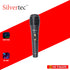 SILVERTEC SPBT-10601 USB/TF/AUX/FM/15W PORTABLE LED KARAOKE BT SPEAKER W/ HANDLE & WIRED MICROPHONE/ LITHIUM 3.7V/2400MAH