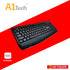 A1TECH AC-KB725-BK USB KEYBOARD 104 KEYS BLACK