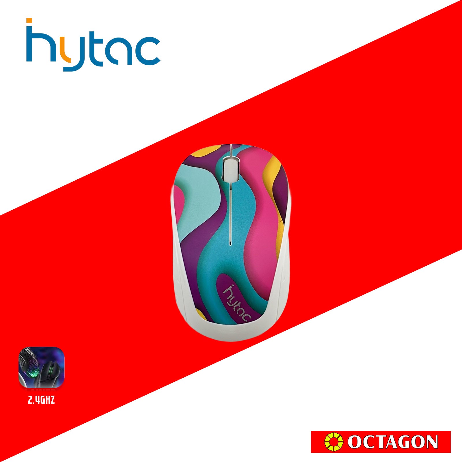 HYTAC HGS866T (T1) 1200DPI 2.4G WIRELESS SILENT MOUSE