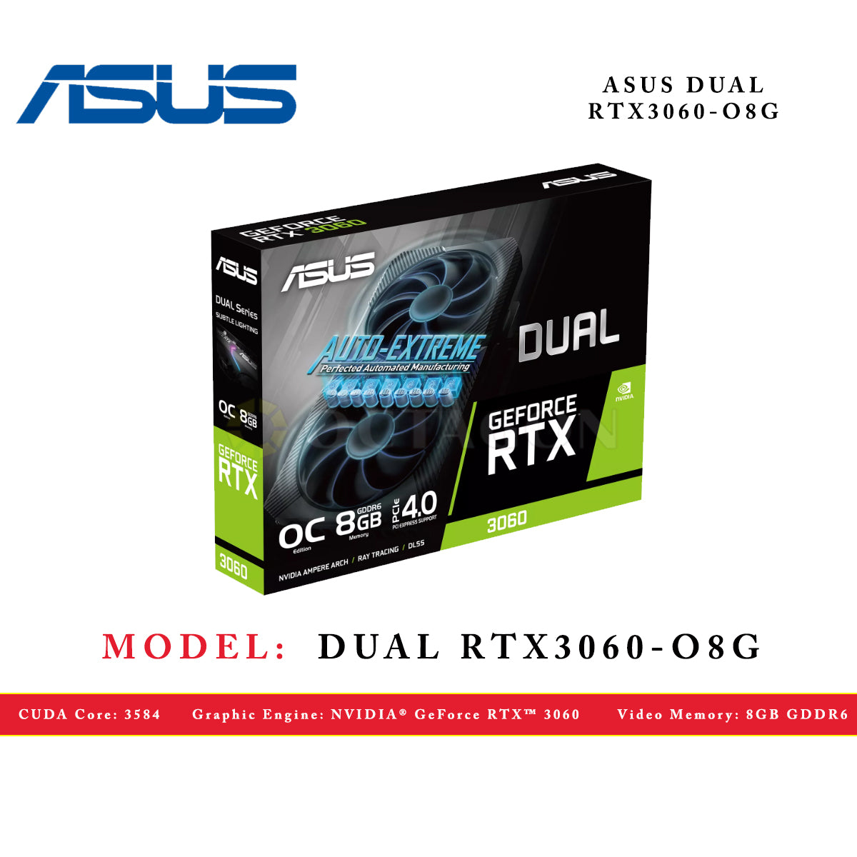 ASUS DUAL RTX3060-O8G