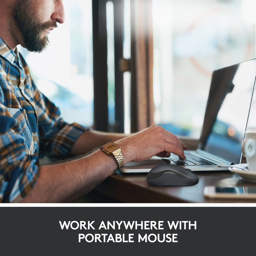 LOGITECH M221 SILENT GREY CHARCOAL WL MOUSE