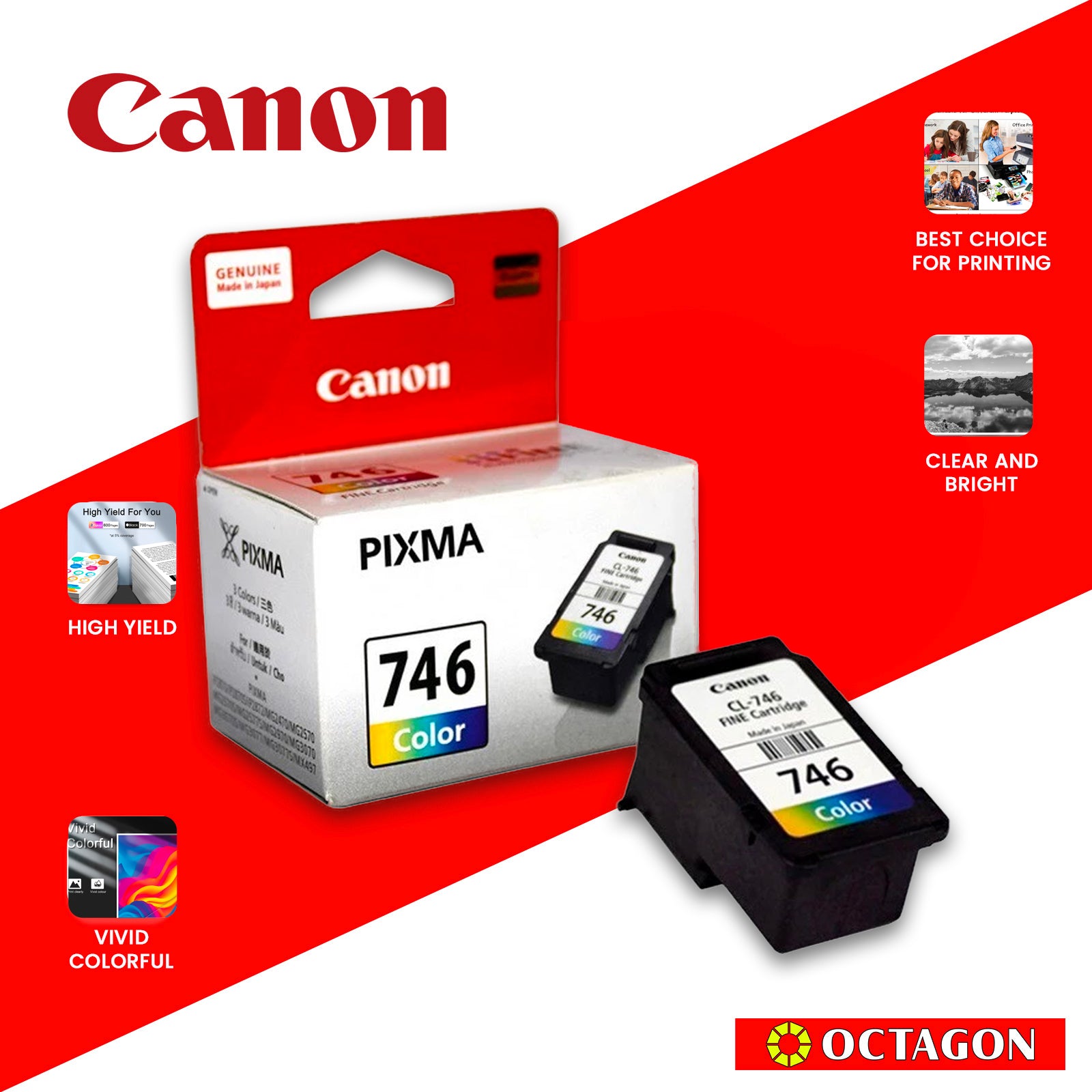 CANON CL-746 COLOR CARTRIDGE