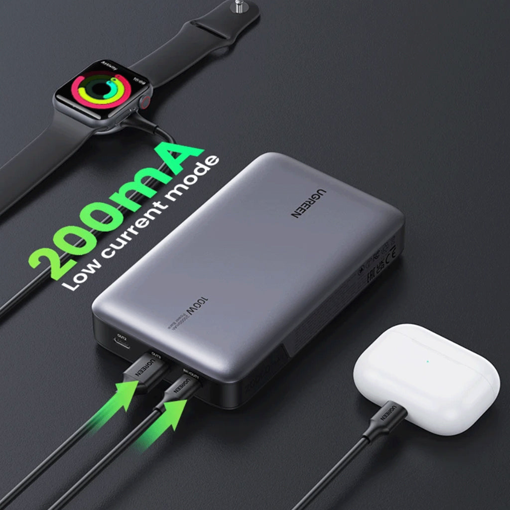 UGREEN PB720/25188 20000MAH POWERBANK 100W TWO-WAY FAST CHARGING - SPACE GRAY