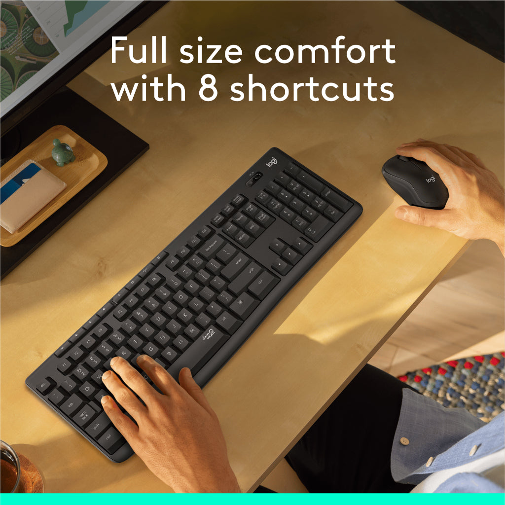 LOGITECH MK295 COMBO SILENT WIRELESS MOUSE & KEYBOARD