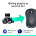 LOGITECH M185 GRAY WIRELESS MOUSE