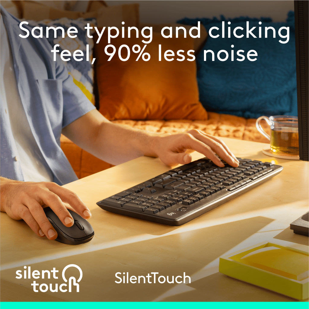 LOGITECH MK295 COMBO SILENT WIRELESS MOUSE & KEYBOARD