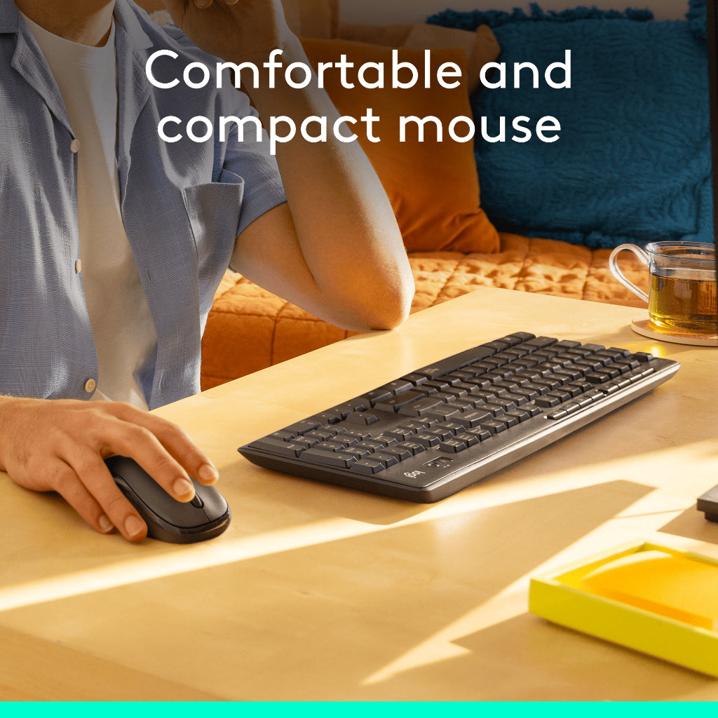 LOGITECH MK295 COMBO SILENT WIRELESS MOUSE & KEYBOARD