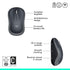 LOGITECH M185 GRAY WIRELESS MOUSE