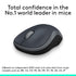 LOGITECH M185 GRAY WIRELESS MOUSE