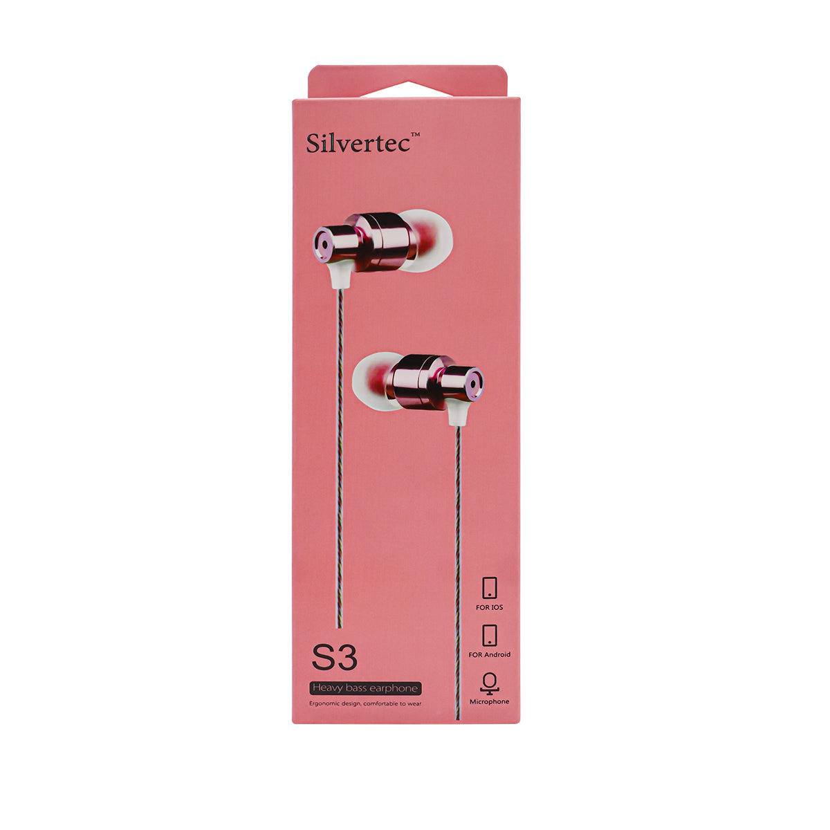 SILVERTEC S3(RG) ROSE GOLD W/ MIC CONT