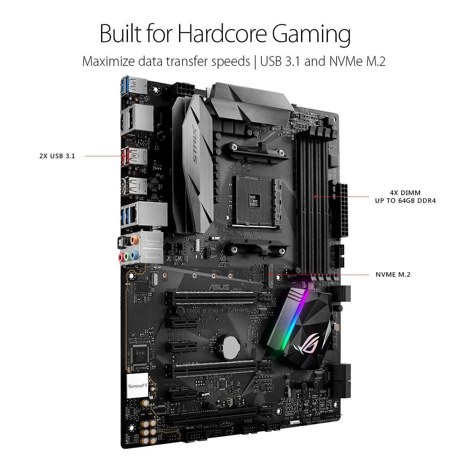ASUS ROG STRIX B350-F GAMING