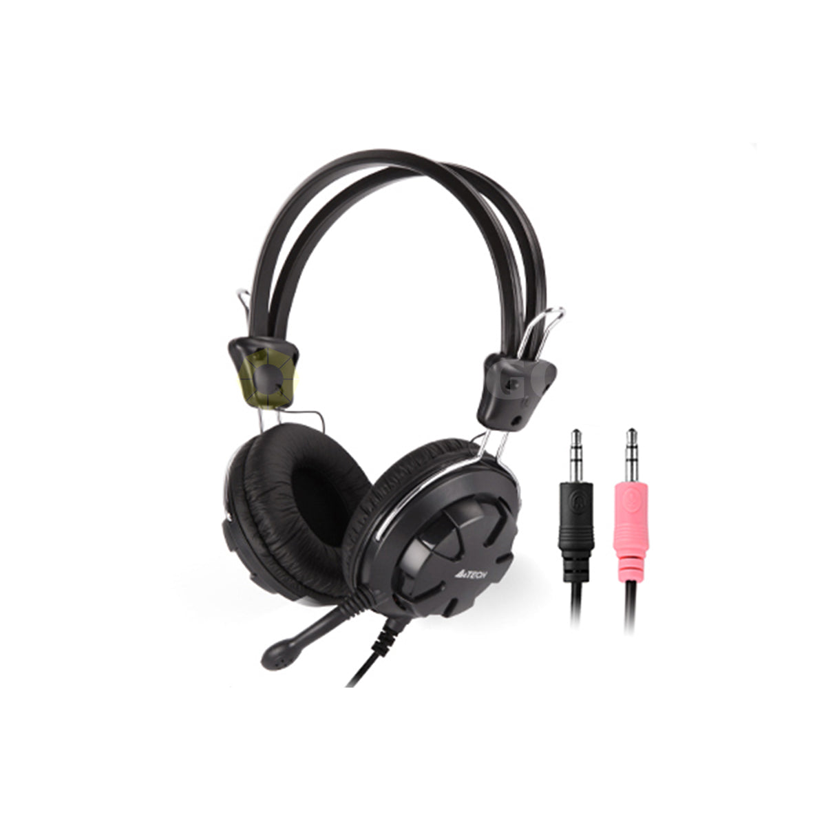 A4 TECH HS-28 BLACK W/ MIC ON-EAR STEREO