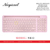 NORGICOOL NK12-PK WL/BT KEYBOARD MULTI-DEVICE PINK