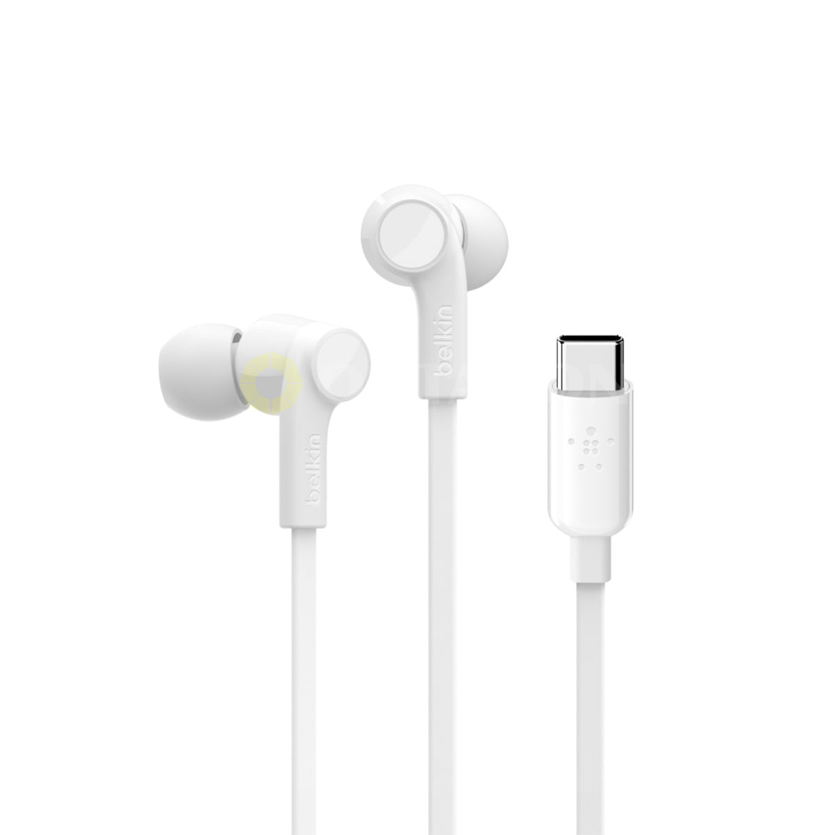 XO USB-C Wired Earphones with Microphone - White