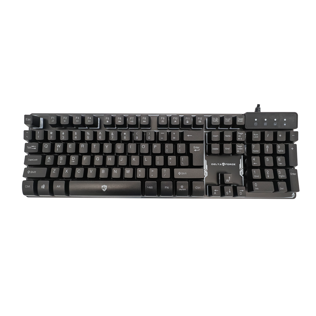 DELTA FORCE DK507 USB GAMING KEYBOARD RAINBOW 19 ANTI-GHOST KEYS DELTA FORCE DK507 USB GAMING KEYBOARD RAINBOW 19 ANTI-GHOST KEYS