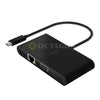 BELKIN USB-C TO LAN/HDMI/VGA/USB3.0 GIGABIT/4K/100W/PD BLACK CHARGE ADAPTER THUNDERBOLT 3 AVC004BTBK