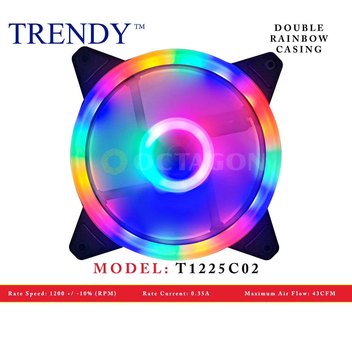 TRENDY T1225C02 DOUBLE RAINBOW CASING