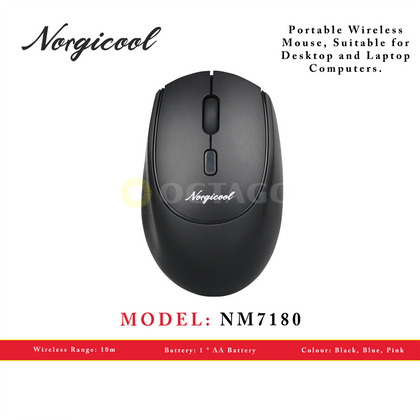 NORGICOOL NM7180 WIRELESS MOUSE