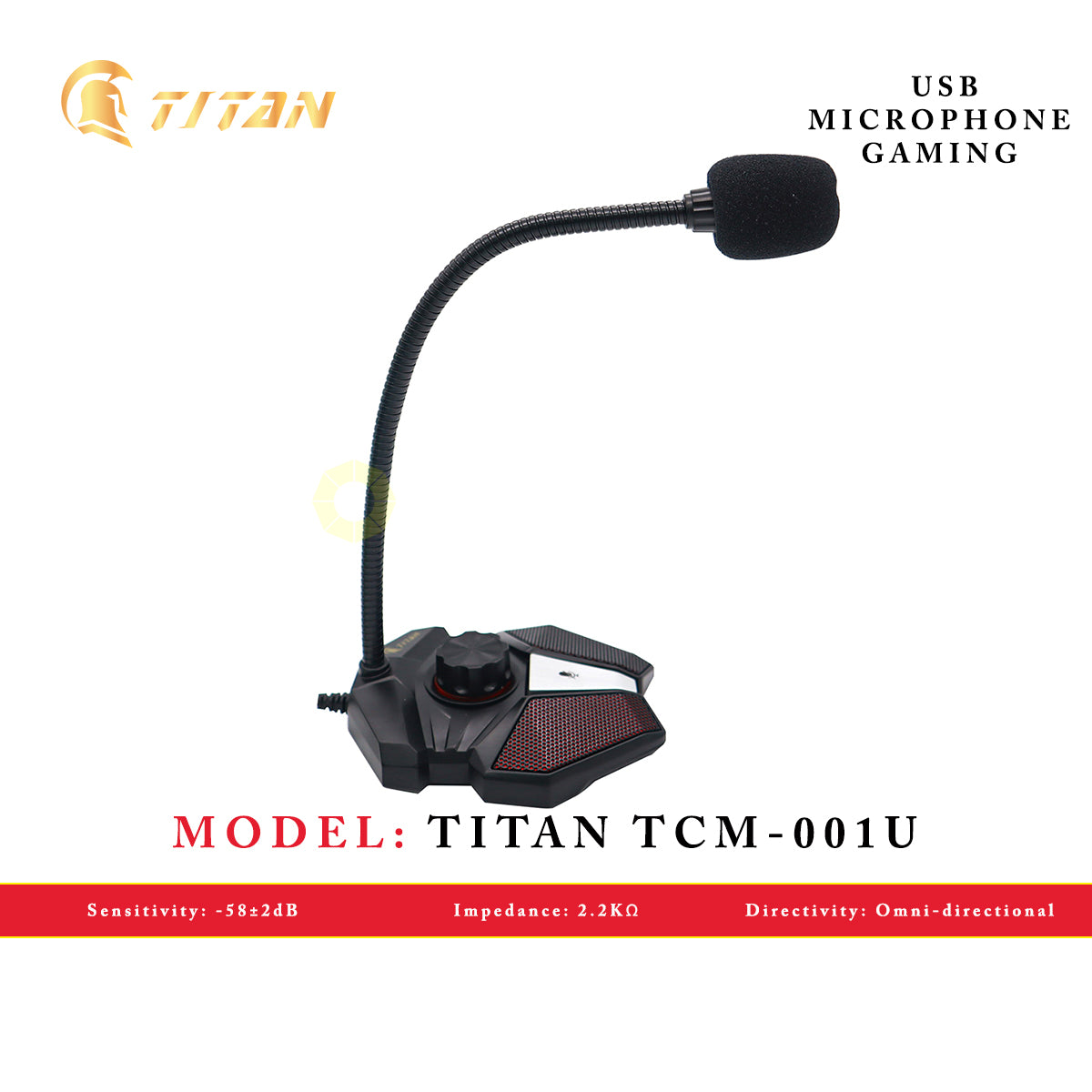 TITAN TCM-001U USB MICROPHONE GAMING