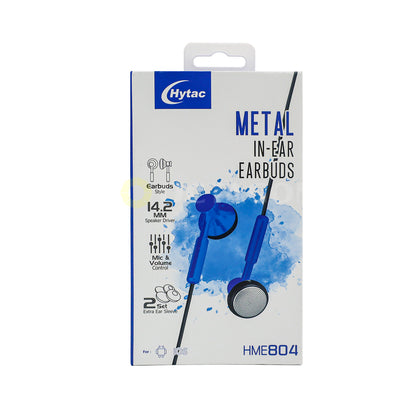 HYTAC HME804 BLUE METAL EARPHONE