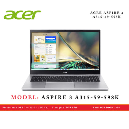 ACER ASPIRE 3 A315-59-598K/ CORE I5
