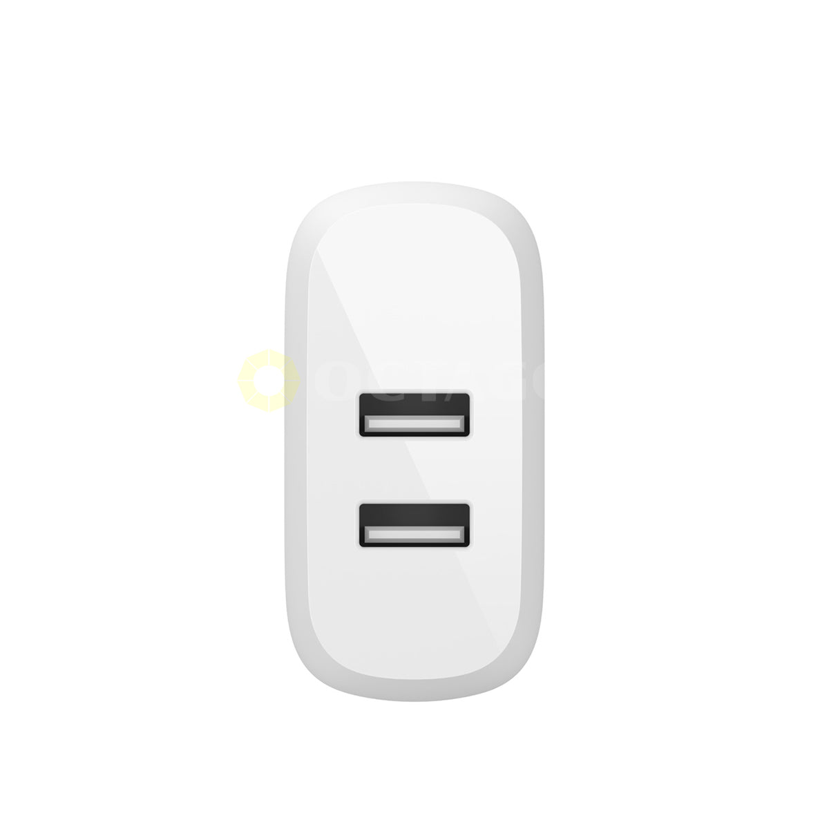 BELKIN DUAL 24W USB-A WALL CHARGER WHITE WCB002DQWH