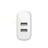 BELKIN DUAL 24W USB-A WALL CHARGER WHITE WCB002DQWH