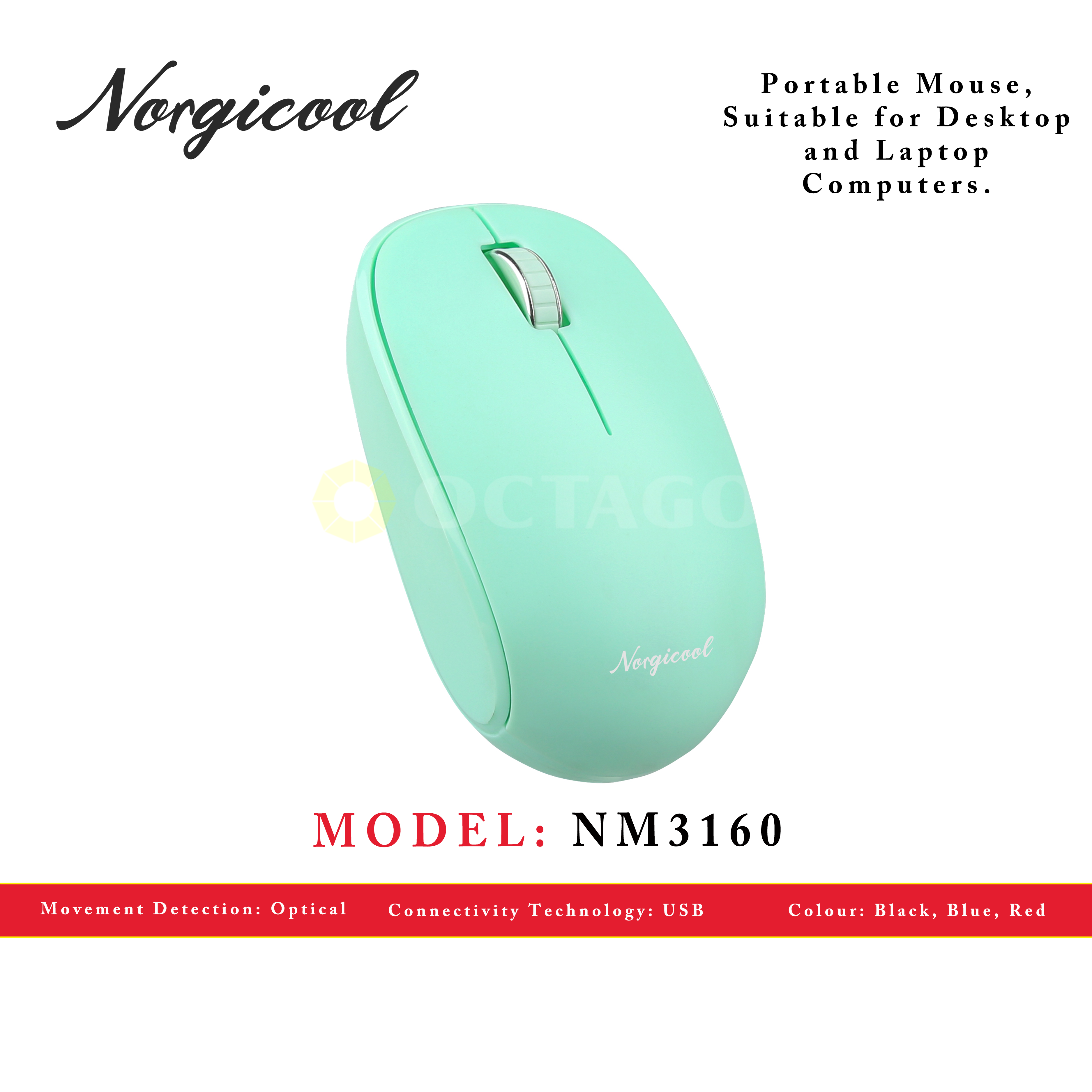 NORGICOOL NM3160 USB MOUSE