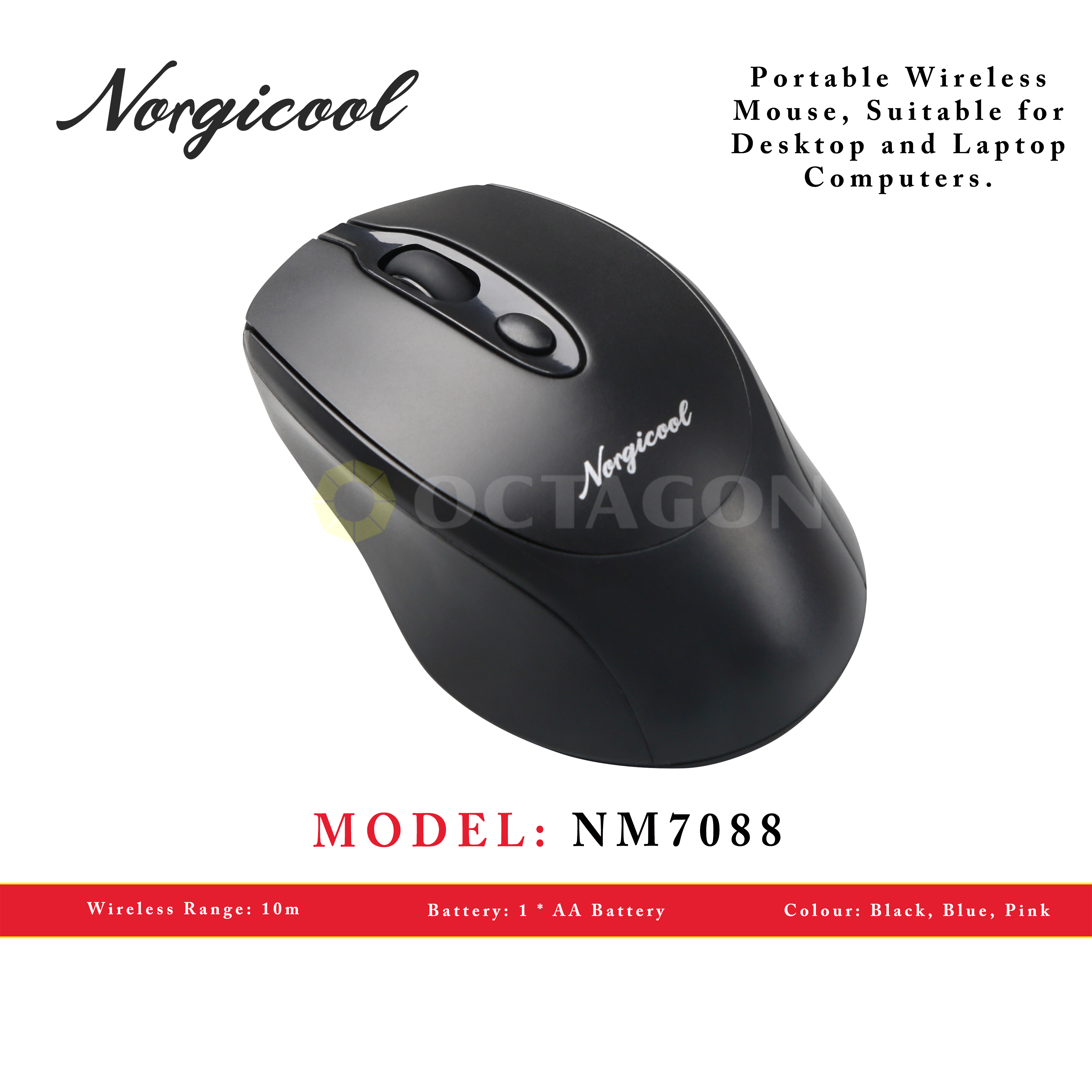 NORGICOOL NM7088 WIRELESS MOUSE