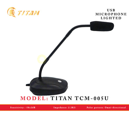 TITAN TCM-005U USB MICROPHONE LIGHTED