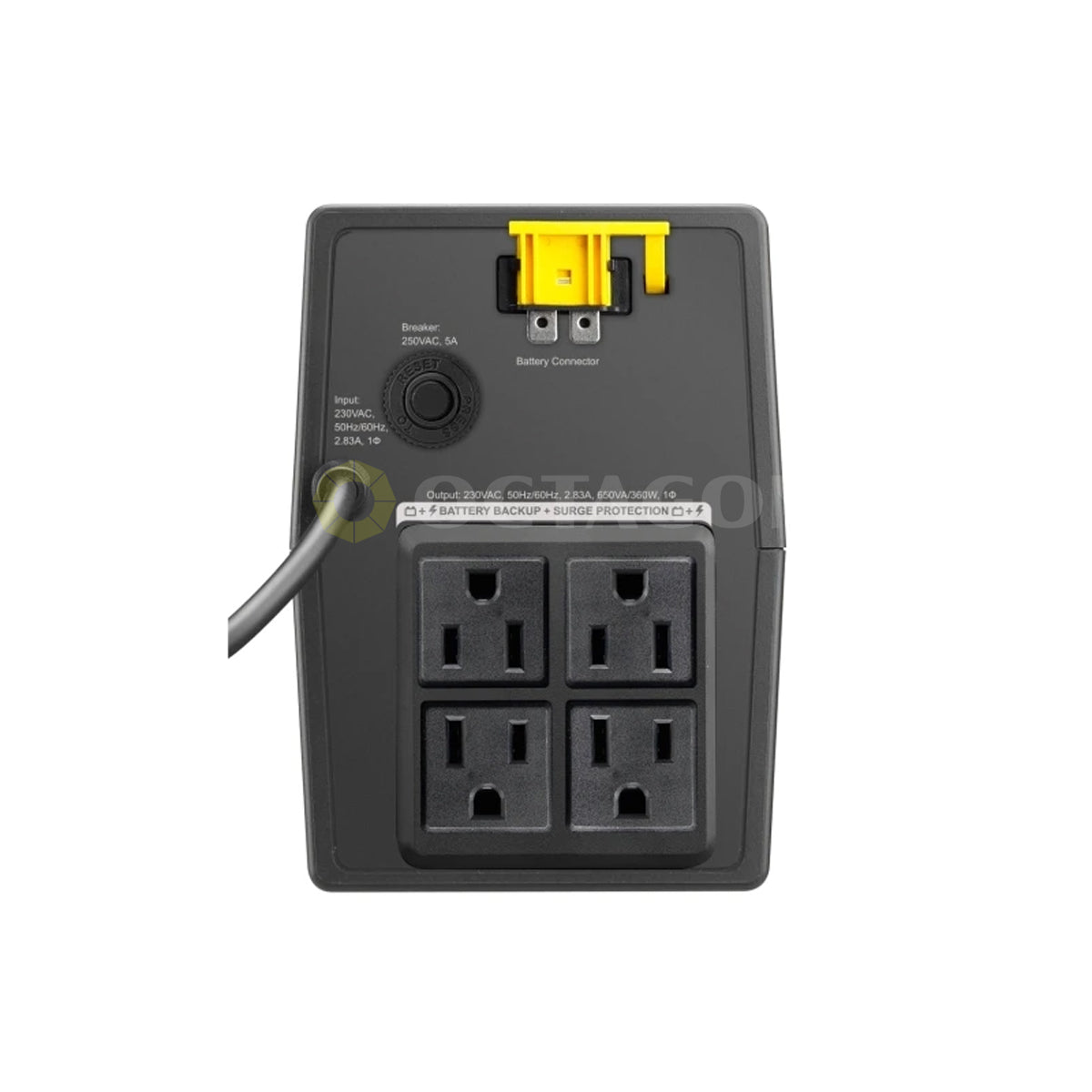 APC BVX650I-PH 650VA/360W/230V 4 OUTLETS