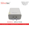 SILVERTEC SPC4-V220-WH 4-USB PORTS 25A