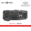 DELTA FORCE DK503 USB GAMING KEYBOARD RAINBOW 19 ANTI-GHOST KEYS