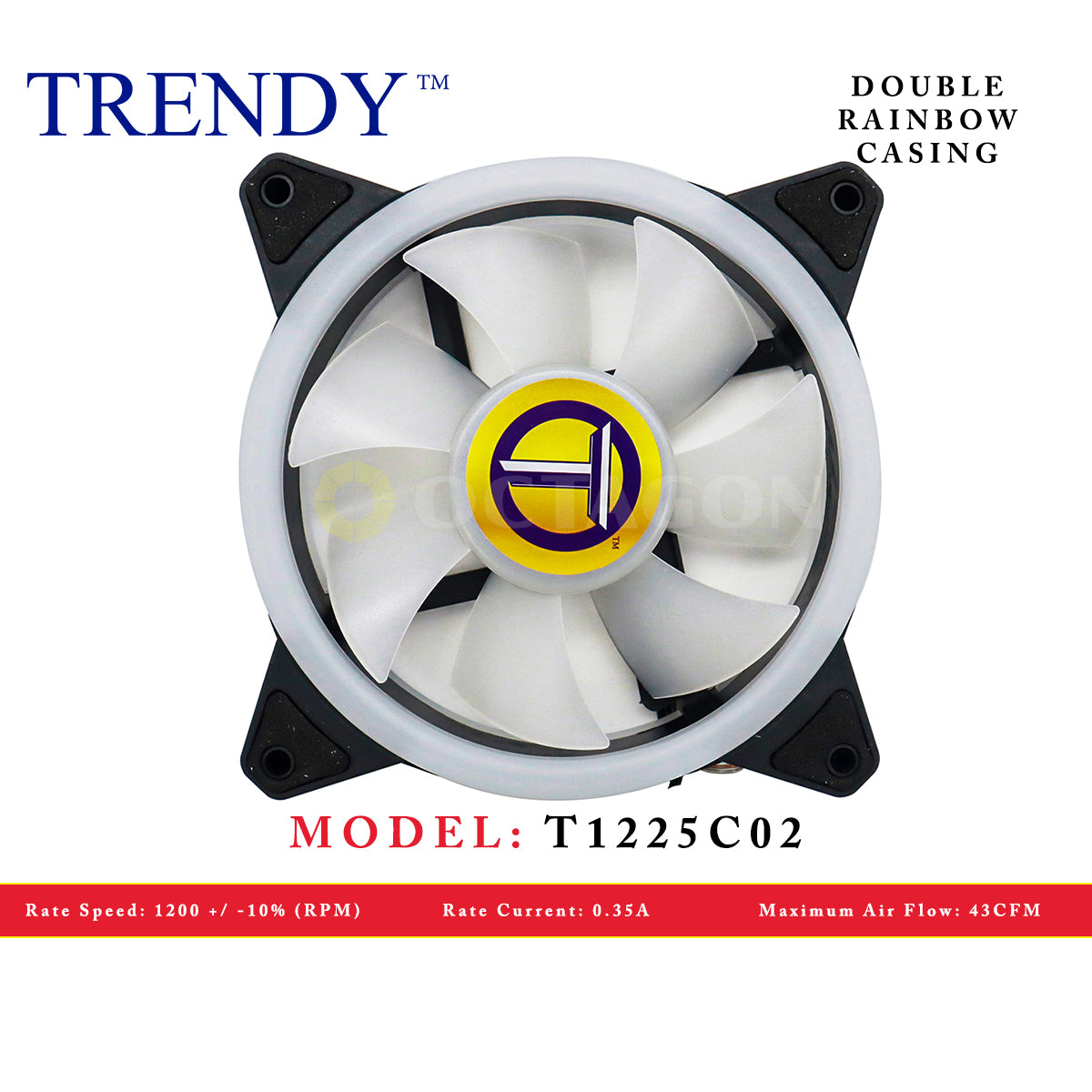 TRENDY T1225C02 DOUBLE RAINBOW CASING