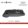 DELTA FORCE DK503 USB GAMING KEYBOARD RAINBOW 19 ANTI-GHOST KEYS