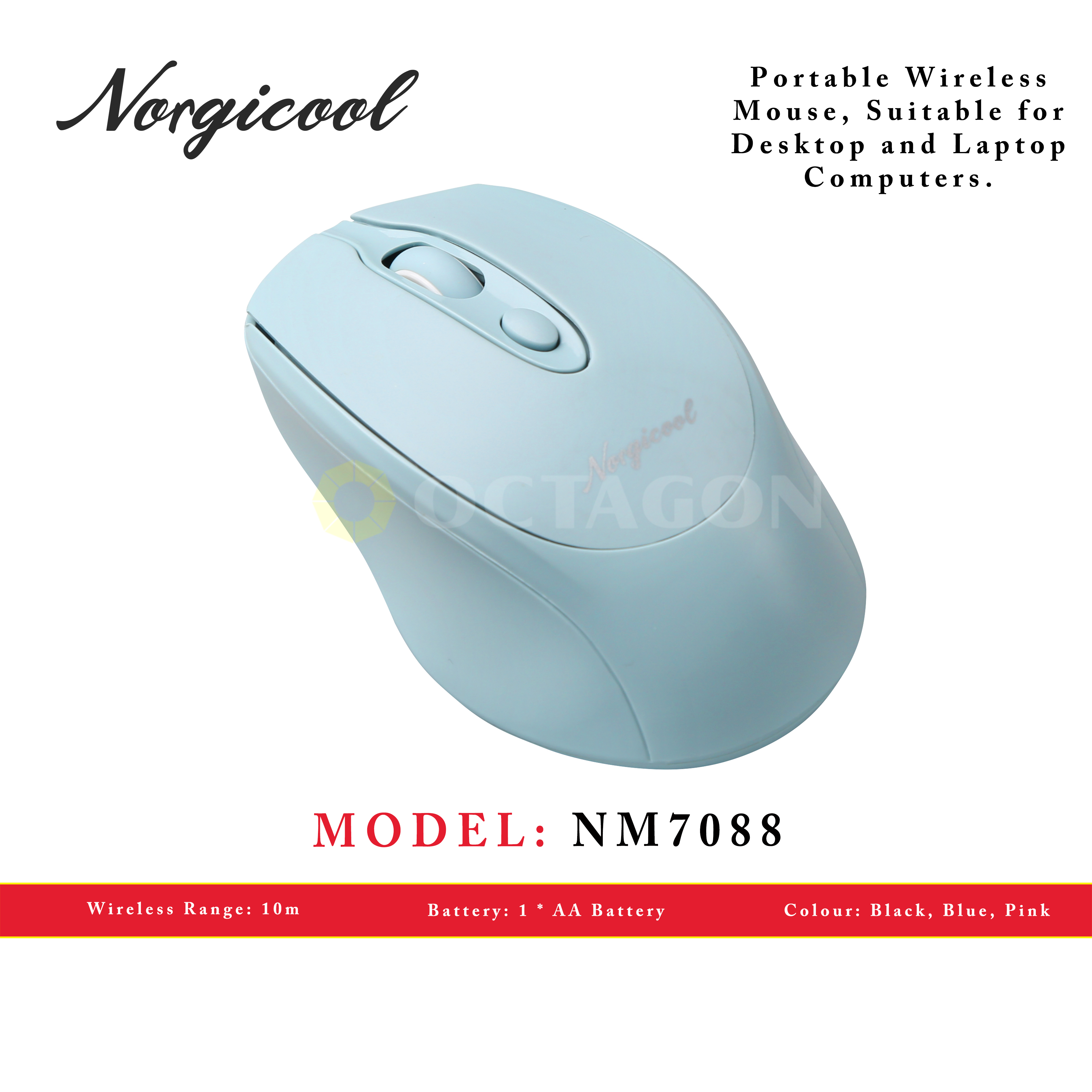 NORGICOOL NM7088 WIRELESS MOUSE