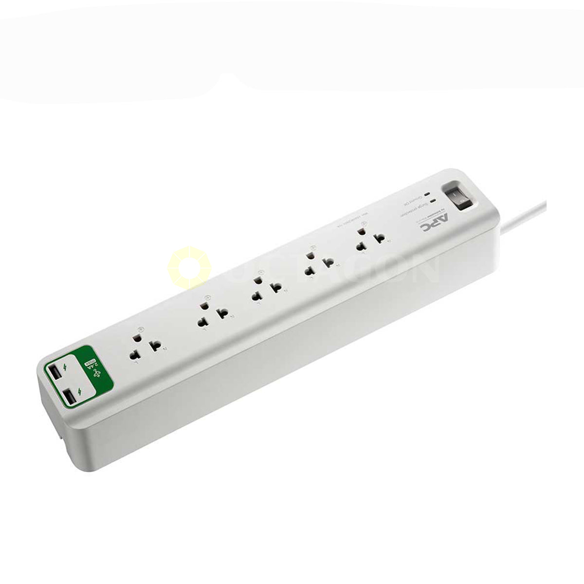 APC PM53U-VN5-OUTLET/2-USB 3M CORD WHITE