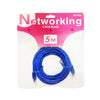 SILVERTEC AC-0130 CAT5E RJ45 5M BLUE