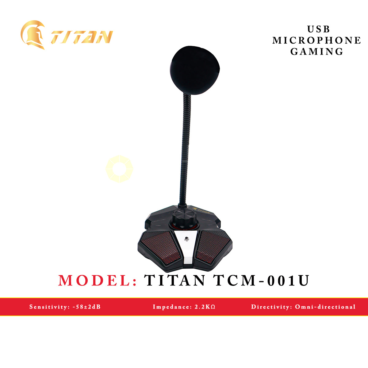 TITAN TCM-001U USB MICROPHONE GAMING