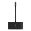 BELKIN USB-C TO LAN/HDMI/VGA/USB3.0 GIGABIT/4K/100W/PD BLACK CHARGE ADAPTER THUNDERBOLT 3 AVC004BTBK