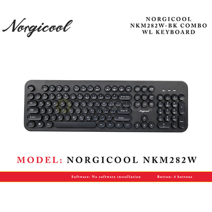 NORGICOOL NKM282W-BK COMBO WL KEYBOARD