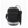 SILVERTEC SPBT-10605 USB/TF/AUX/FM/15W PORTABLE LED KARAOKE BT TWS SPEAKER ROUND W/ WIRED MICROPHONE & STRAP/ LITHIUM 3.7V/2400MAH
