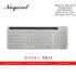 NORGICOOL NK12-WH WL/BT KEYBOARD MULTI-DEVICE