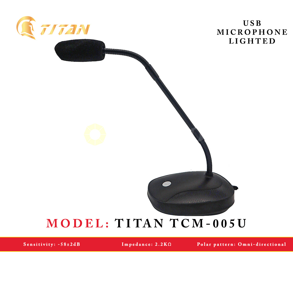 TITAN TCM-005U USB MICROPHONE LIGHTED